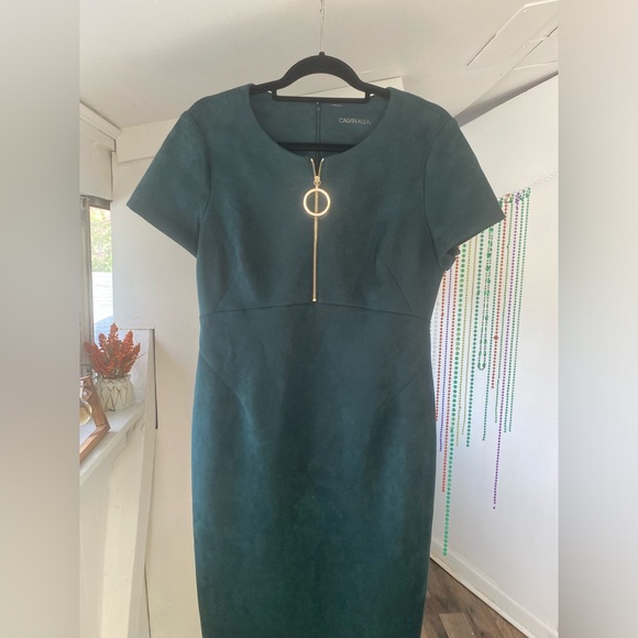navy blue dress for baby girl Calvin Klein Suede Sheath Dress with Short Petal Sleeve Cocoa 8 at Amazon  Women's Clothing store main image 1